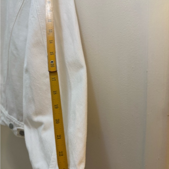 Levi's Men's White Denim Jacket Excellent Condition Size XXL Vintage Y2K Red Tab - Picture 12 of 15